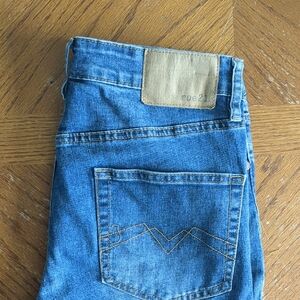 rue21 Supreme Flex Stacked Skinny Jeans - Dark Blue